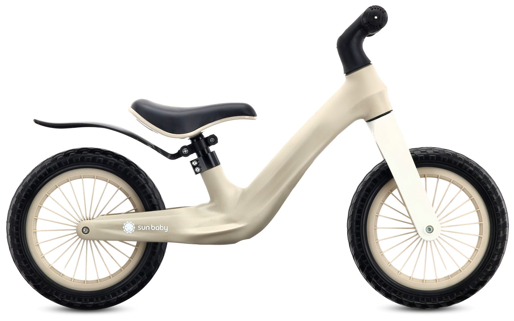 Rower biegowy dla dzieci Rowerek SPORT nylonowy Lekki 2,5 kg Błotnik koła piankowe EVA beżowy