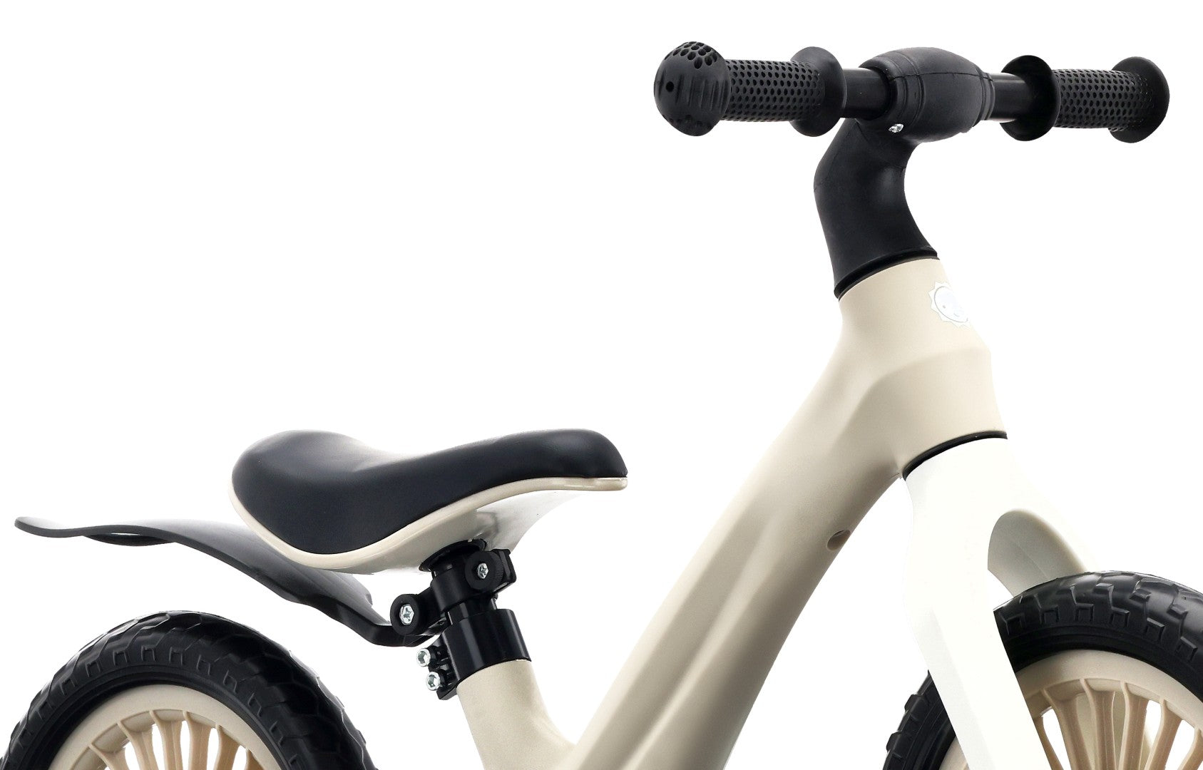 Laufrad für Kinder, sportliches Nylon-Fahrrad, leichte Schutzbleche, EVA-Schaumstoffräder, beige