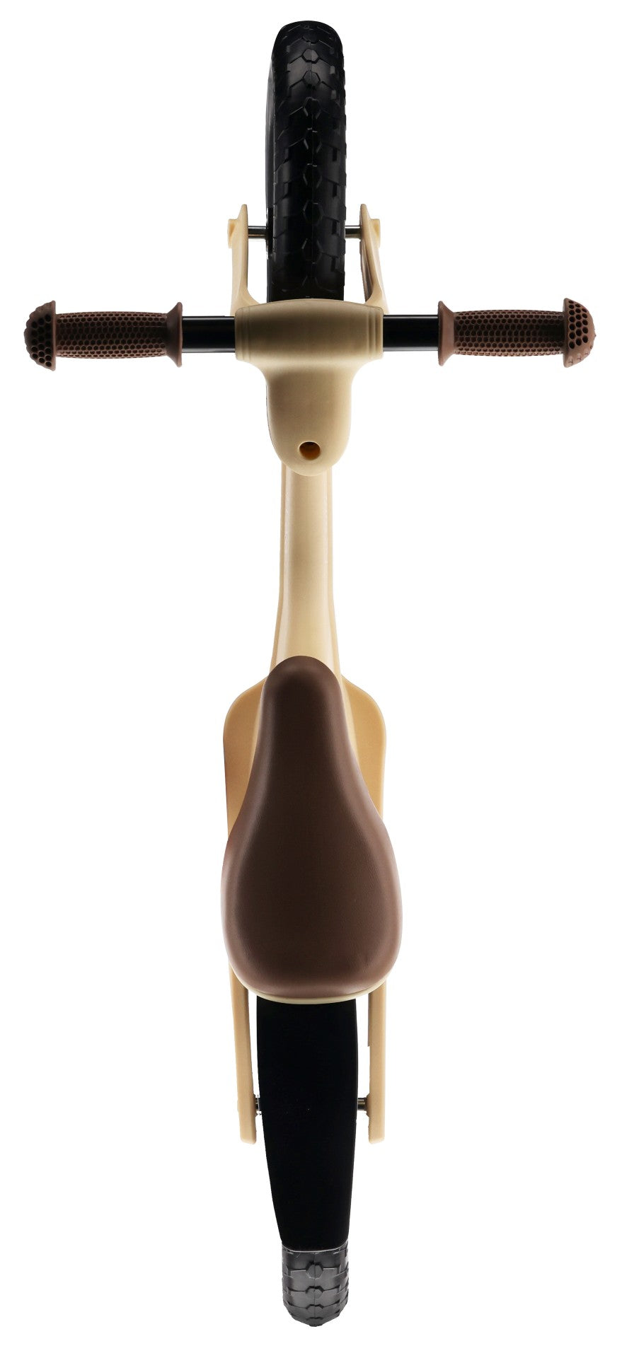 Lekki Rowerek biegowy dla dzieci Rower BUBBLY nylonowy 2,4 kg Błotnik piankowe koła beżowy