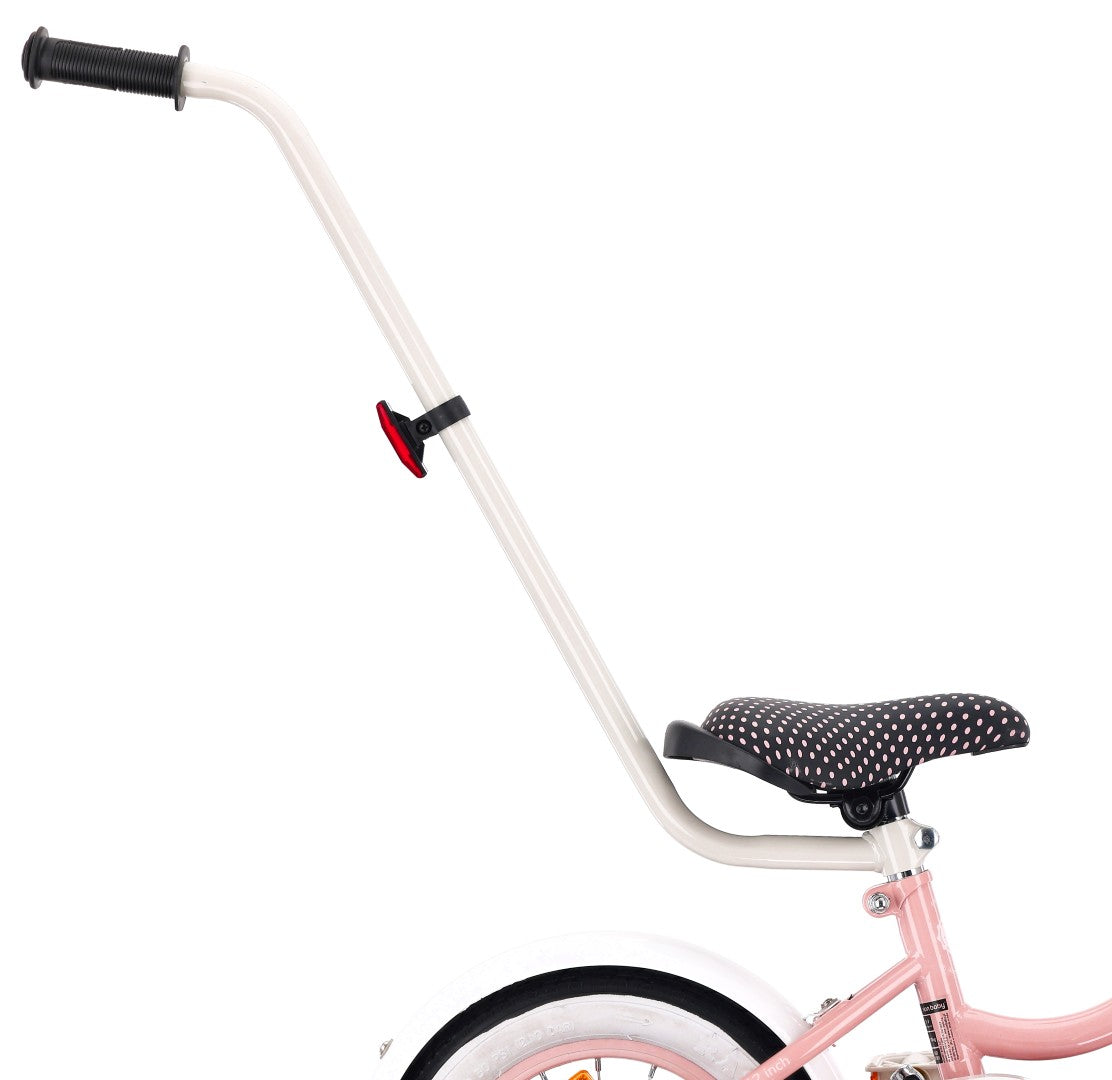 Rower dziecięcy Rower dla dziewczynki 12 cali Koszyk Prowadnik Kółka boczne Heart Bike różowy Sun Baby