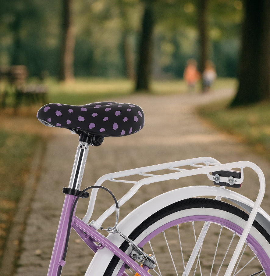 sattel jugendfahrrad 24-Zoll-Jugendfahrrad für Mädchen, Stadtrad für die Kommunion, Shimano – SunBaby