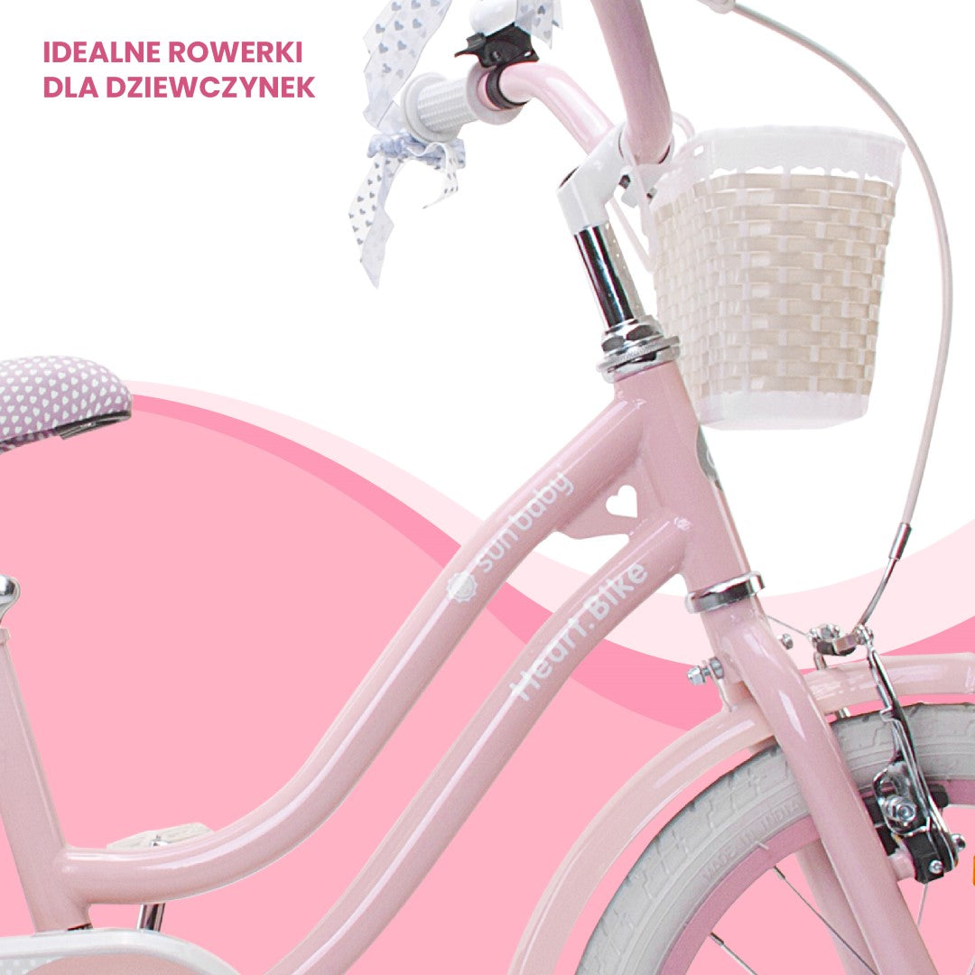 Mädchenfahrrad 14 Zoll Silver Moon pink II Qualität