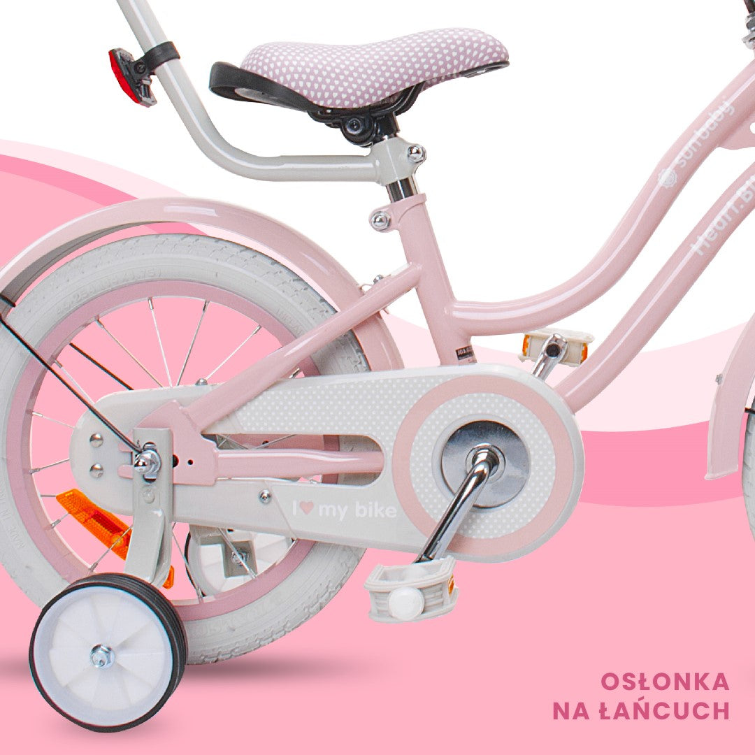Mädchenfahrrad 14 Zoll Silver Moon pink II Qualität