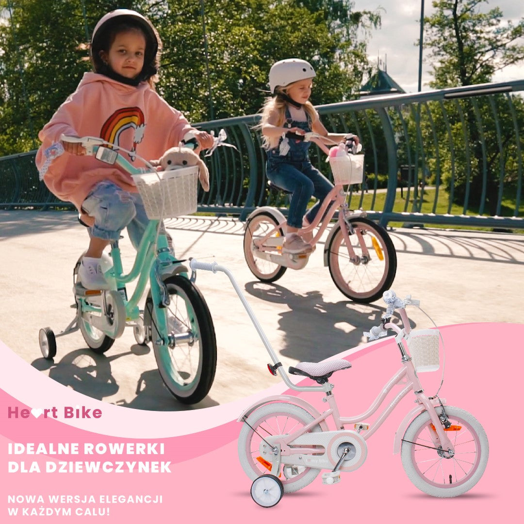Mädchenfahrrad 14 Zoll Silver Moon pink II Qualität