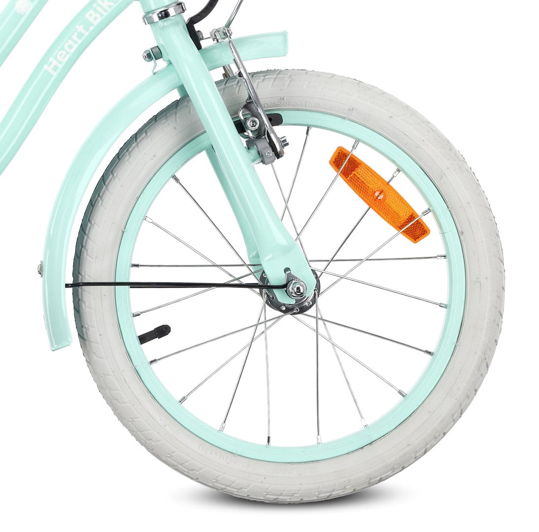 Mädchenfahrrad 16 Zoll Silver Moon mint