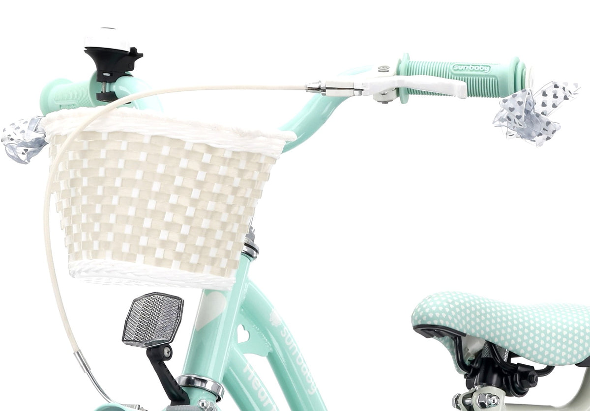 Mädchenfahrrad 16 Zoll Silver Moon mint