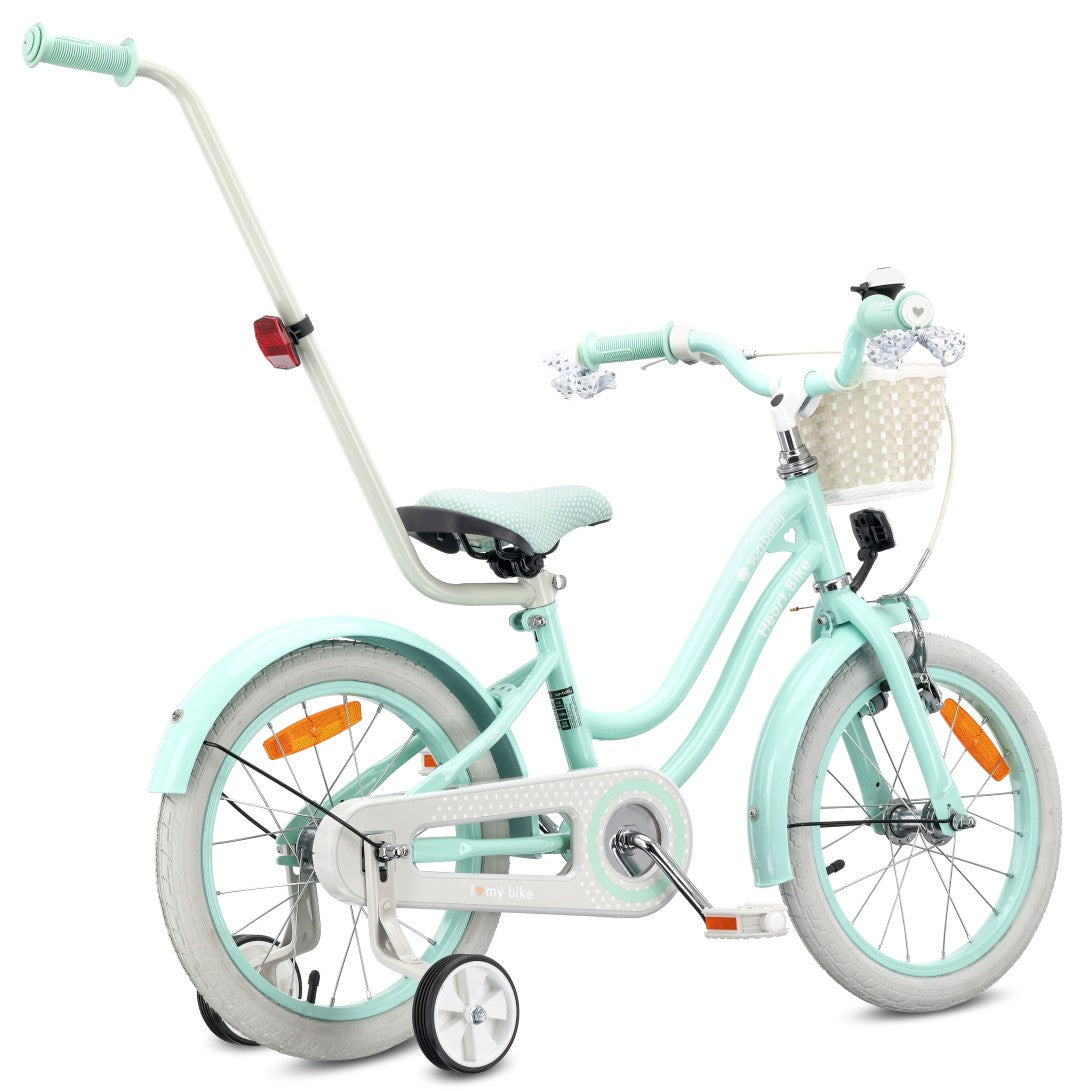 Mädchenfahrrad 16 Zoll Silver Moon mint