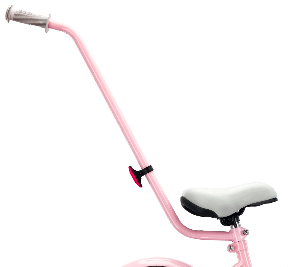 Kinderfahrrad 12 Zoll Mädchenfahrrad Korb Führungsschienen Seitenräder Blumenrad rosa