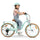 Rower dziecięcy 20 cali dla dziewczynki Shimano 6 biegów 6 7 8 lat Bagażnik Stopka Retro Flower bike miętowy
