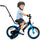 Rower dla chłopca 14 cali Tracker bike neon niebieski