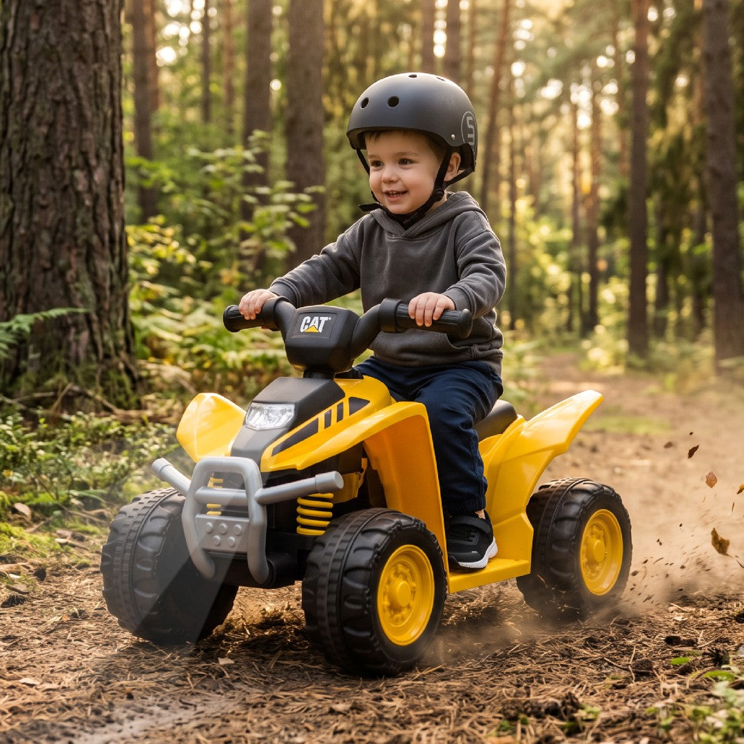 Battery-powered vehicle Electric quad bike for children CAT TRX yellow