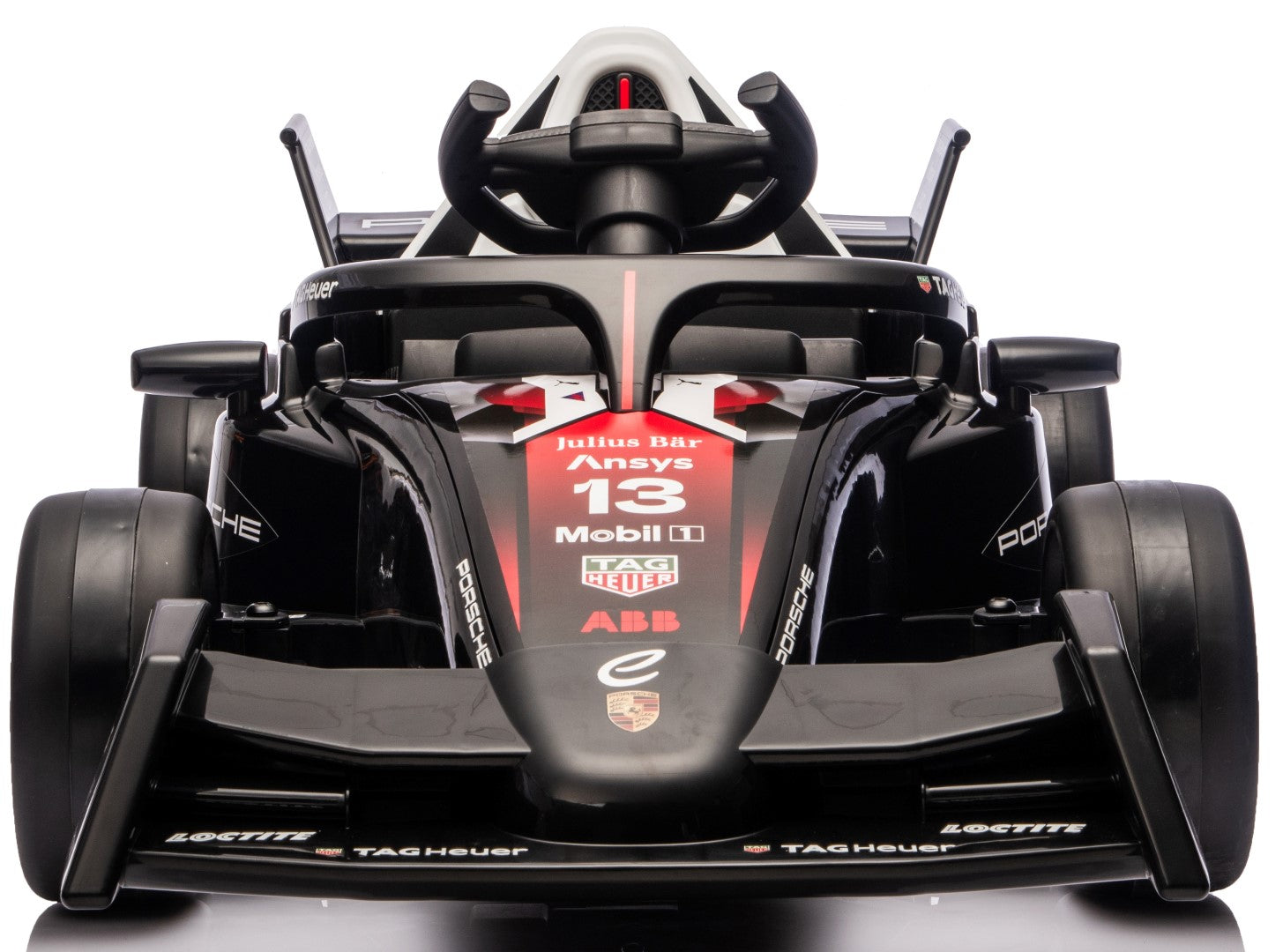 Auto Pojazd Bolid Formuła na akumulator Quad Porsche MP3 Pilot Klakson 12V 4,5Ah czarny Sun Baby