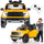 Ford Raptor Auto na Akumulator dla Dzieci SUV Jeździk Elektryczny Pilot LED MP3 Żółty