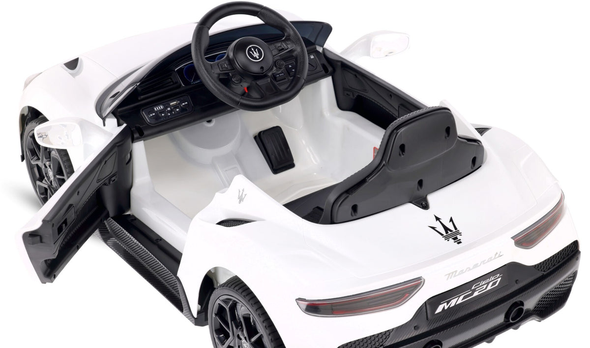 Auto na akumulator Samochód Jeździk Maserati GT Cabrio Pilot biały