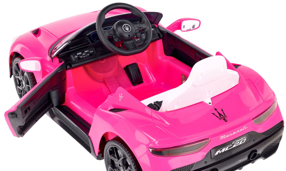 Auto na akumulator Samochód Jeździk Maserati GT Cabrio Pilot różowy