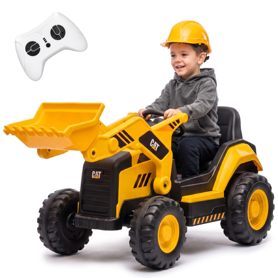 Battery charger Ride-on car pusher CAT Gigant MP3 yellow Sun Baby