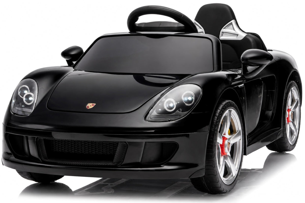 Porsche Carrera GT Cabrio Auto na Akumulator MP3 Pilot Czarny Sun Baby