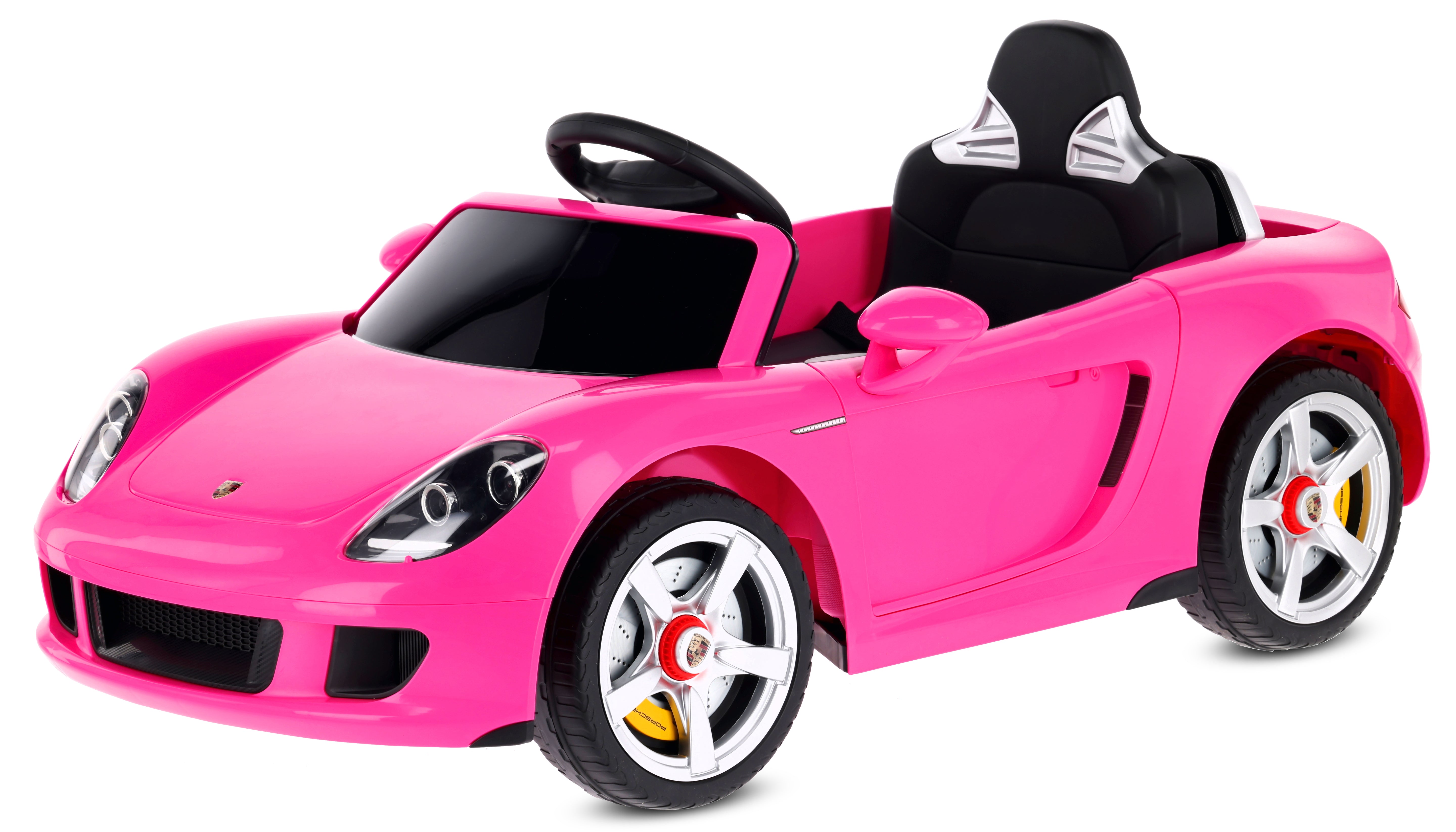Sun Baby auto na akumulator Porsche Carrera GT Cabrio 12V, pilot, MP3, 2 silniki 390, różowe