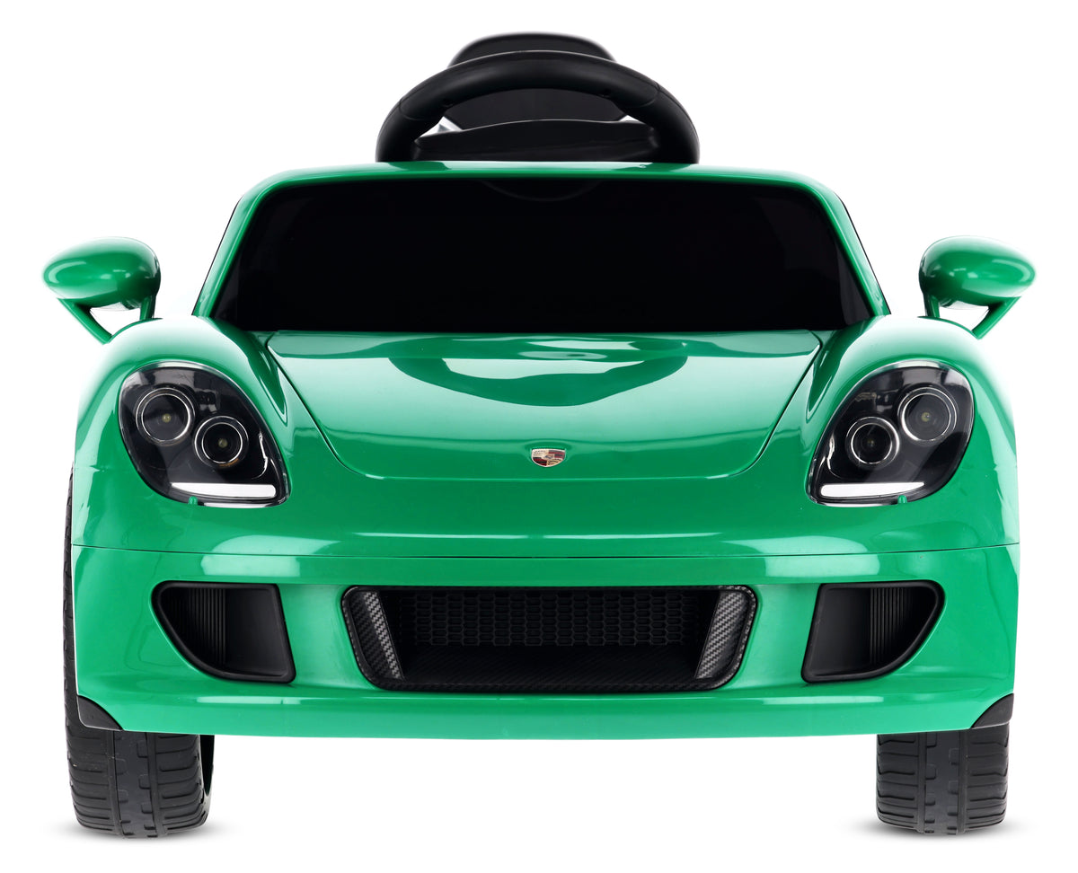 Sun Baby auto na akumulator Porsche Carrera GT Cabrio 12V, pilot, MP3, 2 silniki 390, zielone
