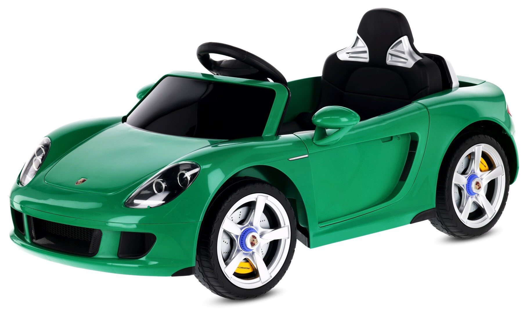 Sun Baby auto na akumulator Porsche Carrera GT Cabrio 12V, pilot, MP3, 2 silniki 390, zielone