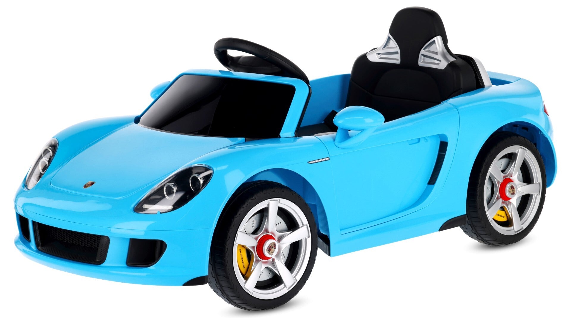 Sun Baby auto na akumulator Porsche Carrera GT Cabrio 12V, pilot, MP3, 2 silniki 390, niebieskie