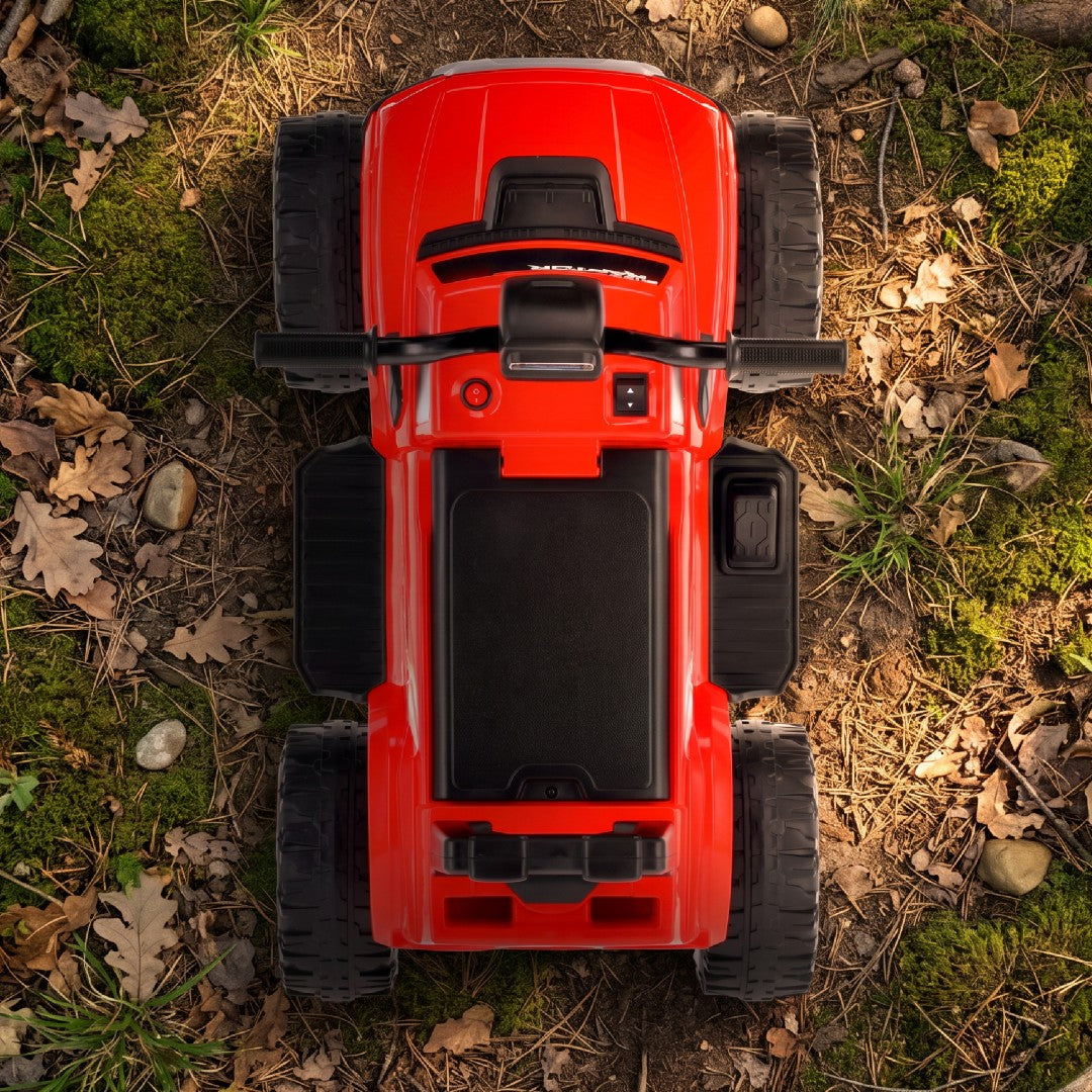 Ford Raptor F150 Jeździk Elektryczny dla Dzieci na Akumulator 12V Samochód Auto Terenowe Czerwony Sun Baby