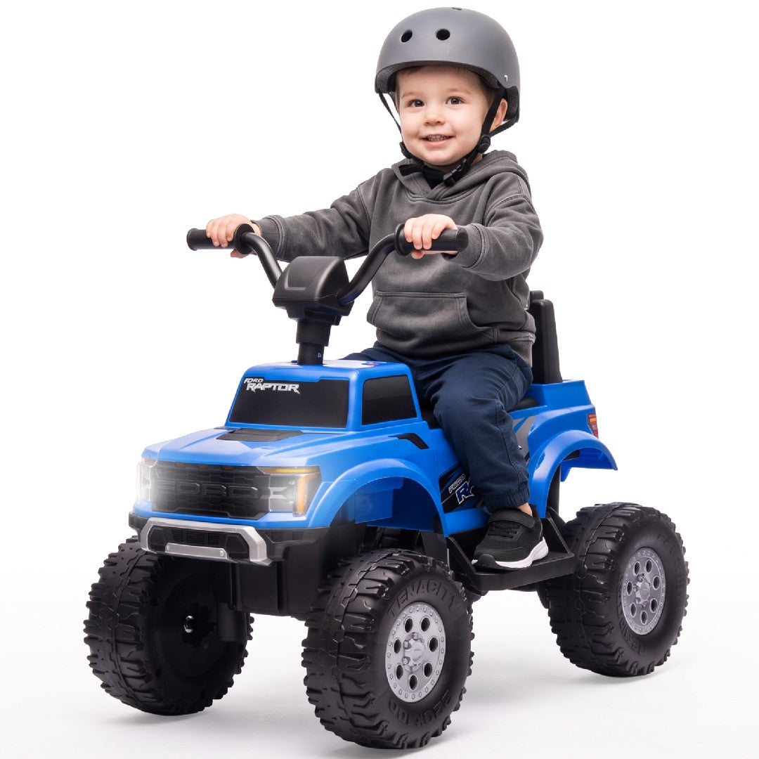 Sun Baby Ford Raptor F150 jeździk elektryczny 12V, 30W, LED, do 30 kg, niebieski