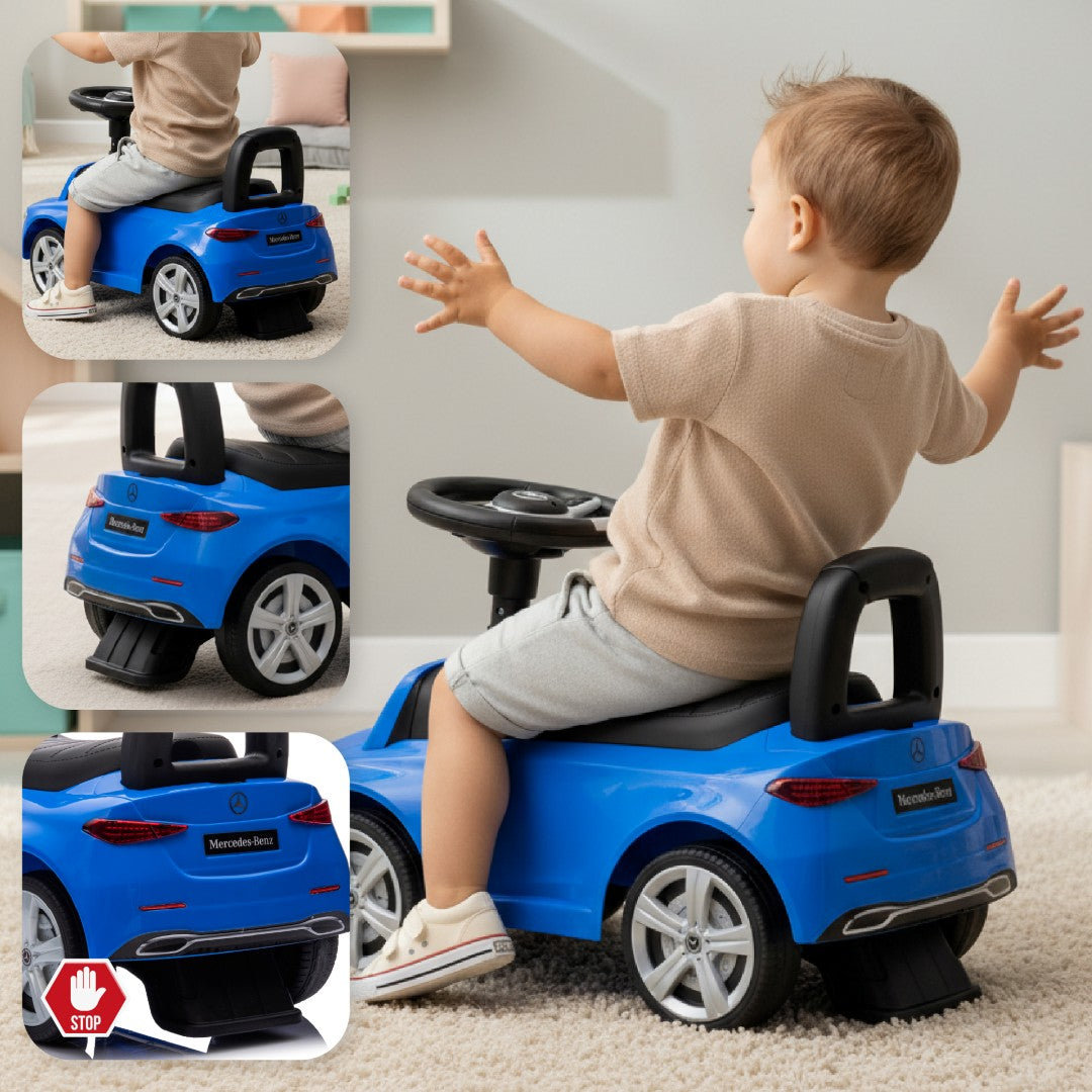 Mercedes C-Klasse blauer Sun Baby Kinderwagen