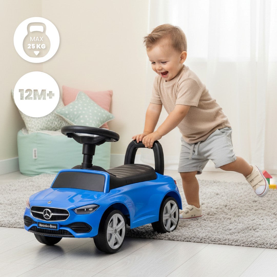 Mercedes C-Klasse blauer Sun Baby Kinderwagen