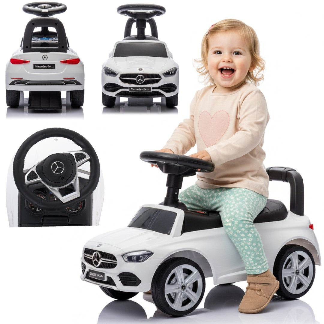 Jeździk pchacz chodzik Mercedes C-Class biały Sun Baby