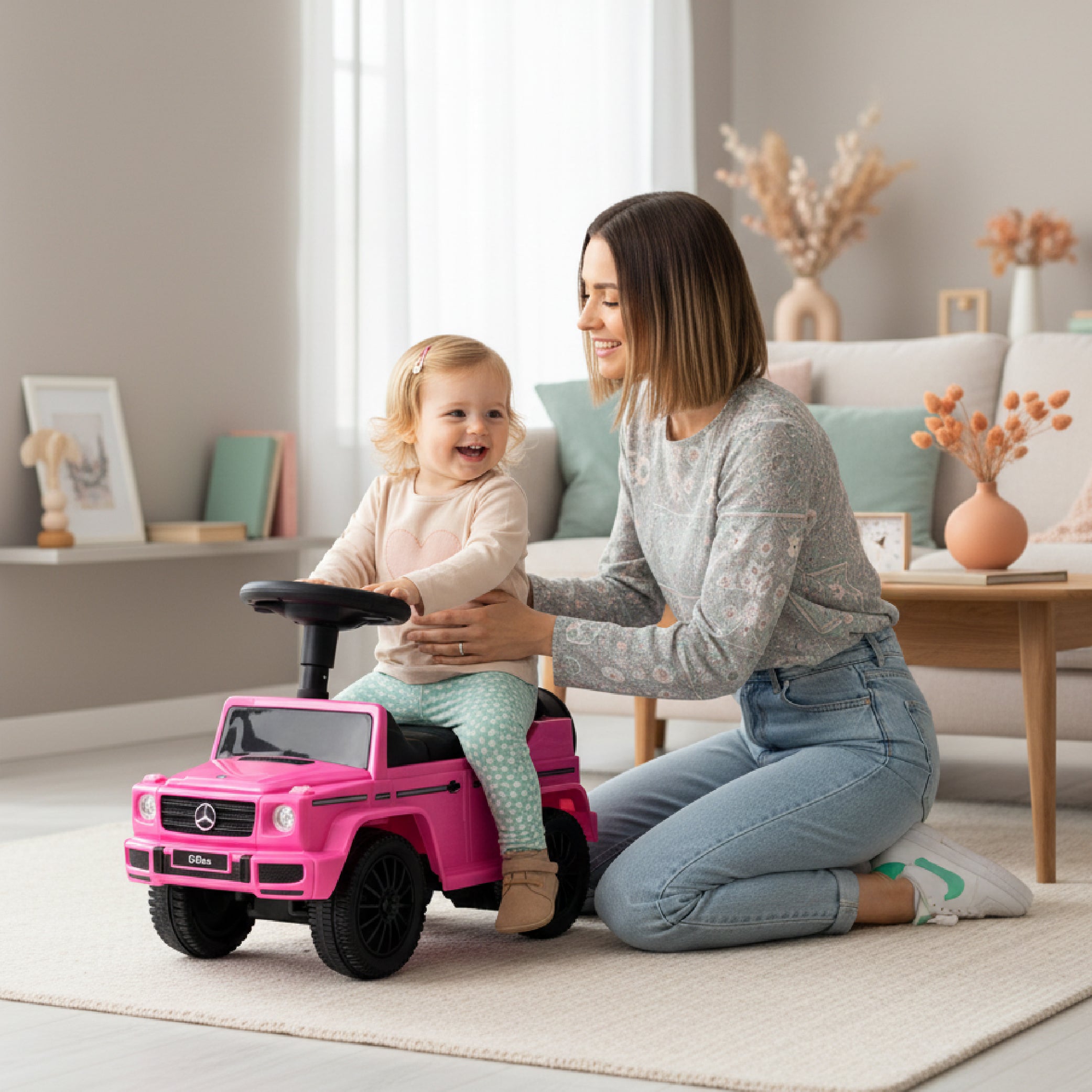 Mercedes-Benz G-Klasse rosa Baby-Lauflernhilfe