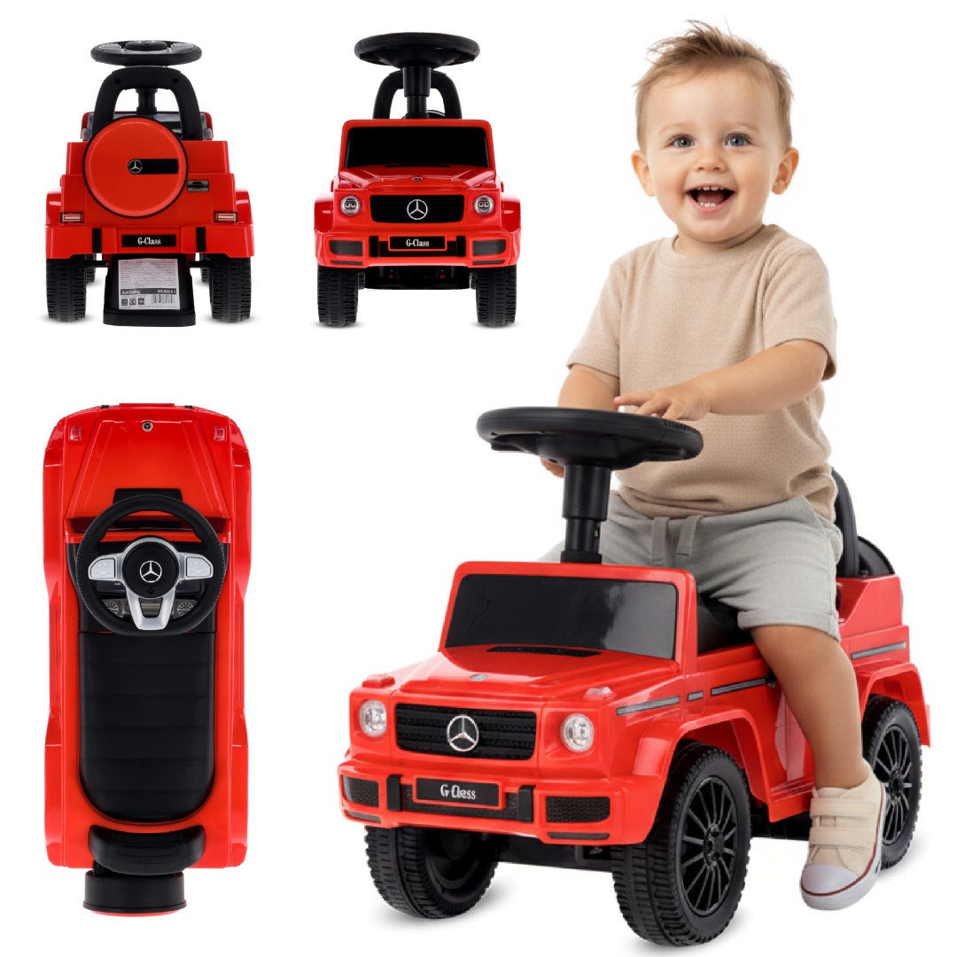 Jeździk pchacz chodzik dla dzieci Mercedes Benz G Klasa czerwony