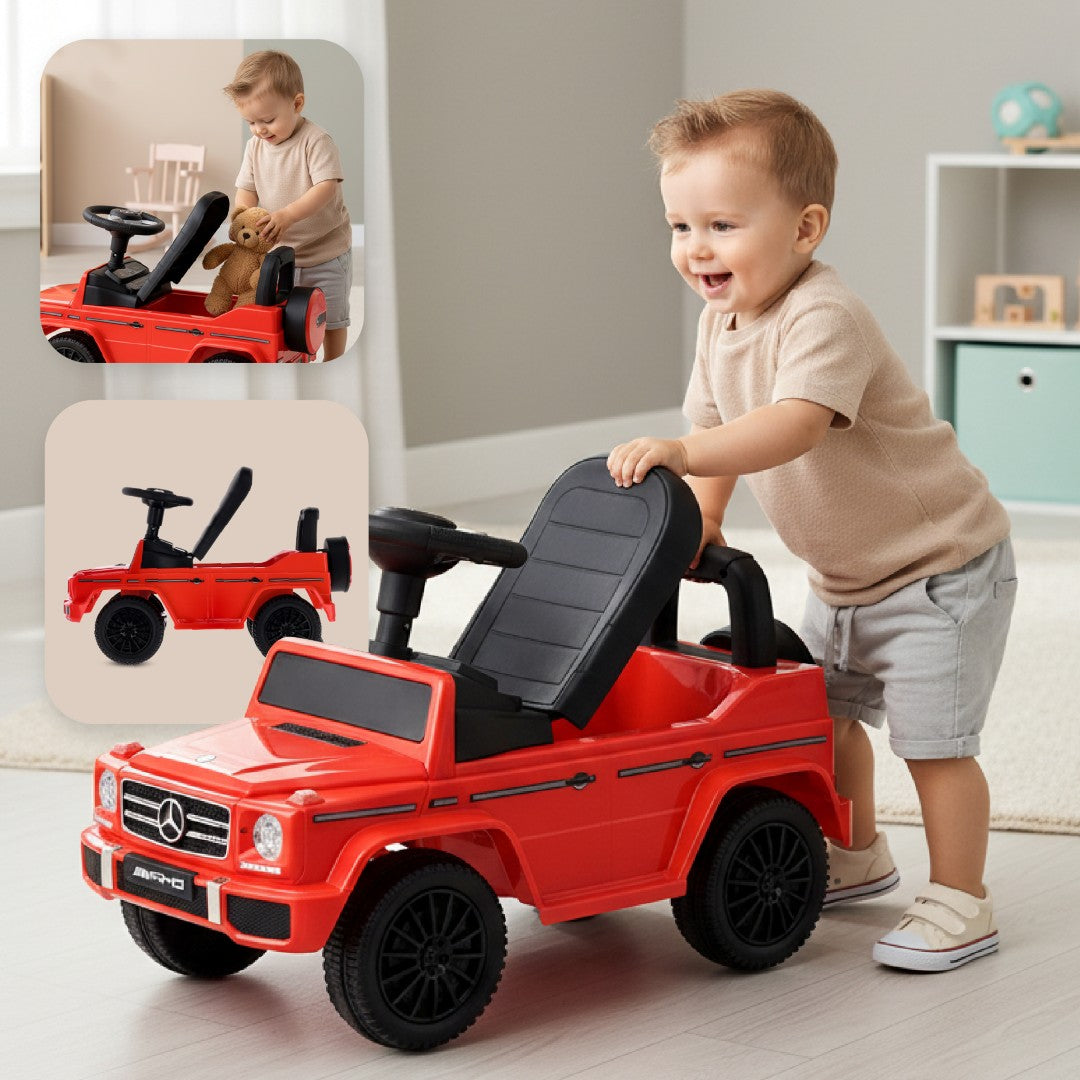 Jeździk pchacz chodzik dla dzieci Mercedes Benz G Klasa czerwony