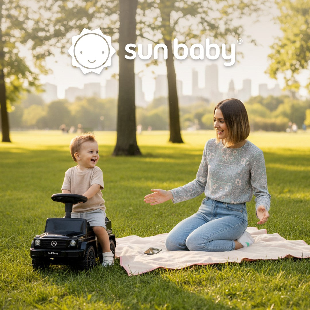 Kinderwagen mit Schiebefunktion, Mercedes-Benz G-Klasse, schwarz