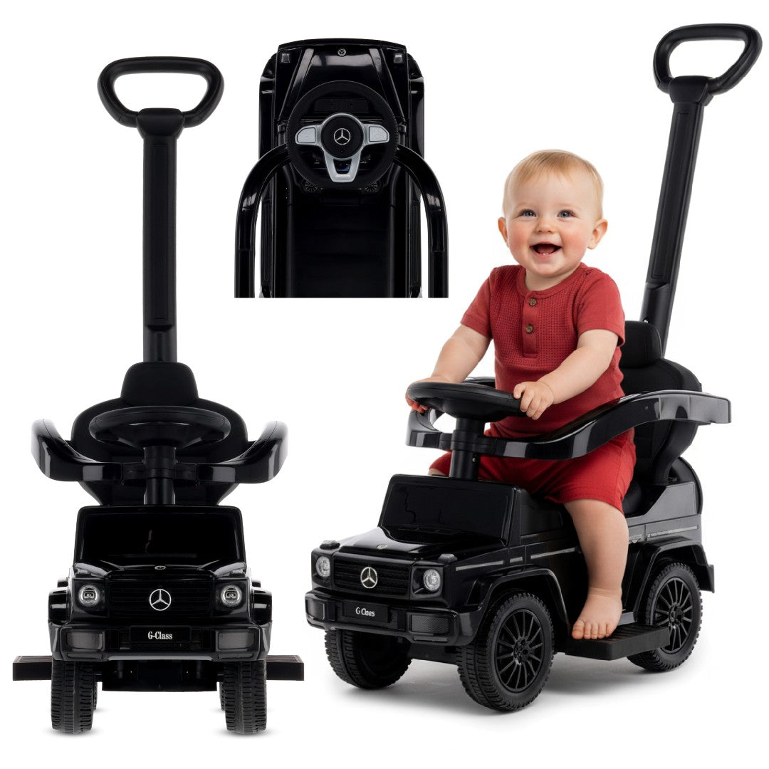 kinderfahrrad mercedes benz Kinderwagen mit Schiebefunktion, Mercedes-Benz G-Klasse, schwarz – SunBaby