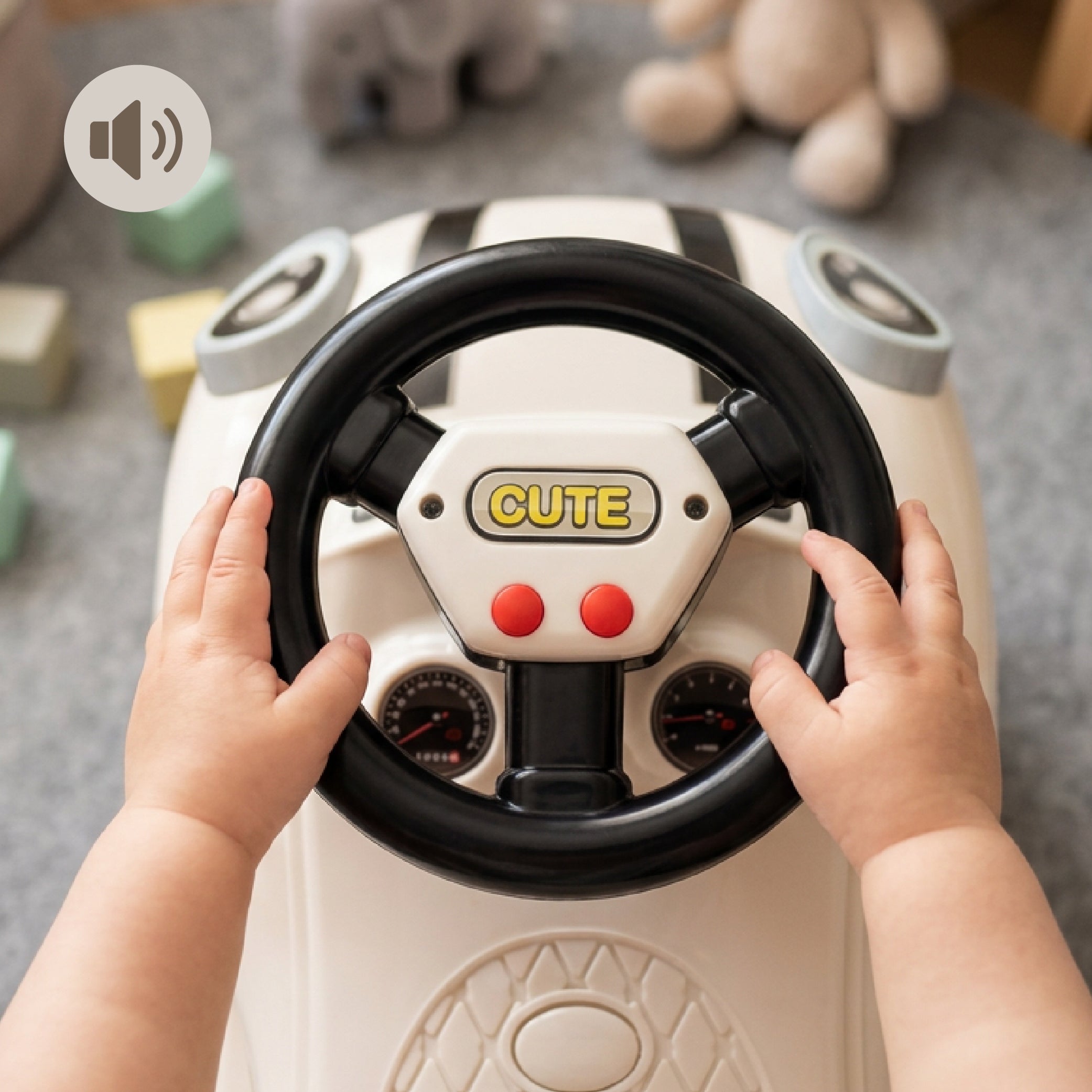 Ride-on car pusher GO GO Fassion white