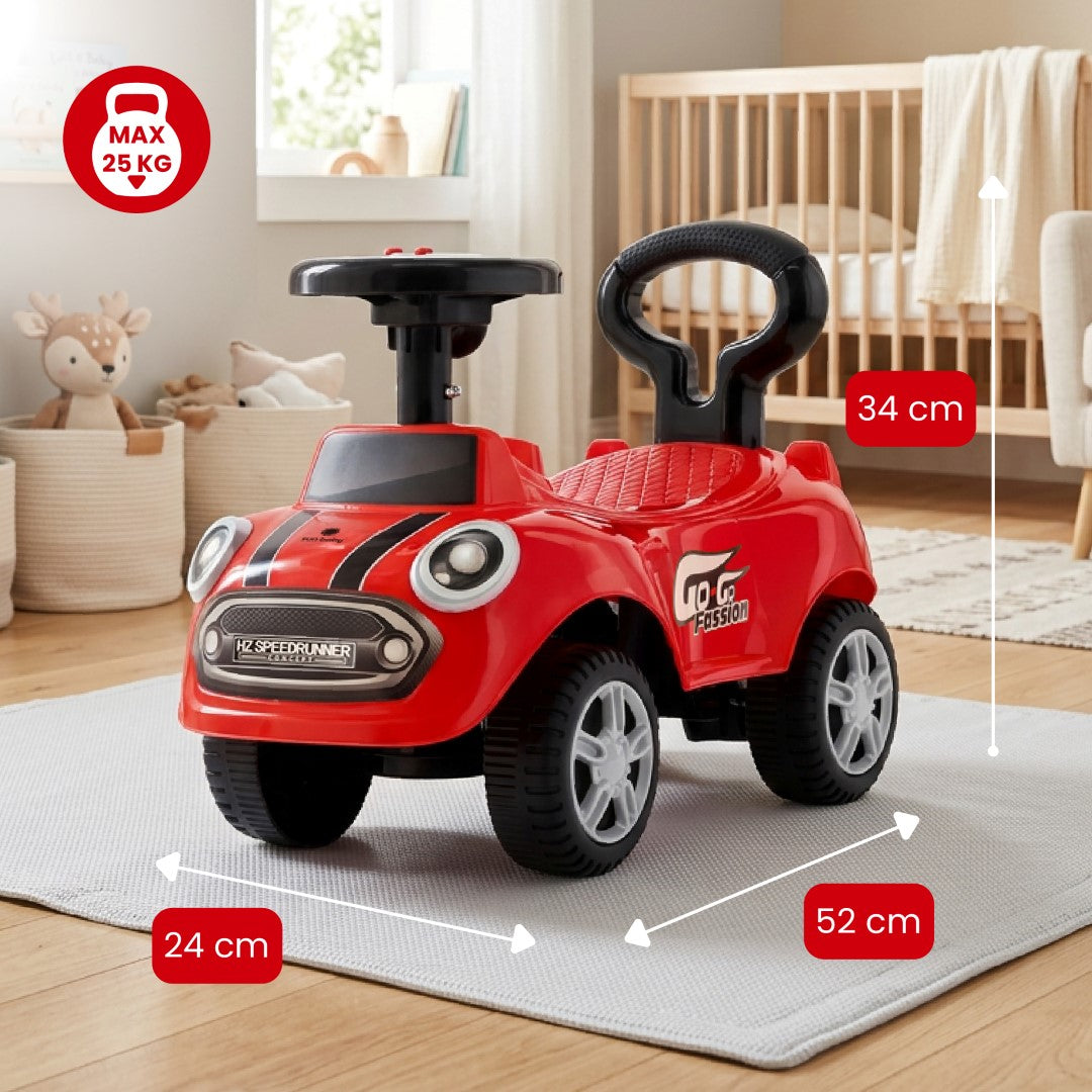 Ride-on car pusher GO GO Fassion red
