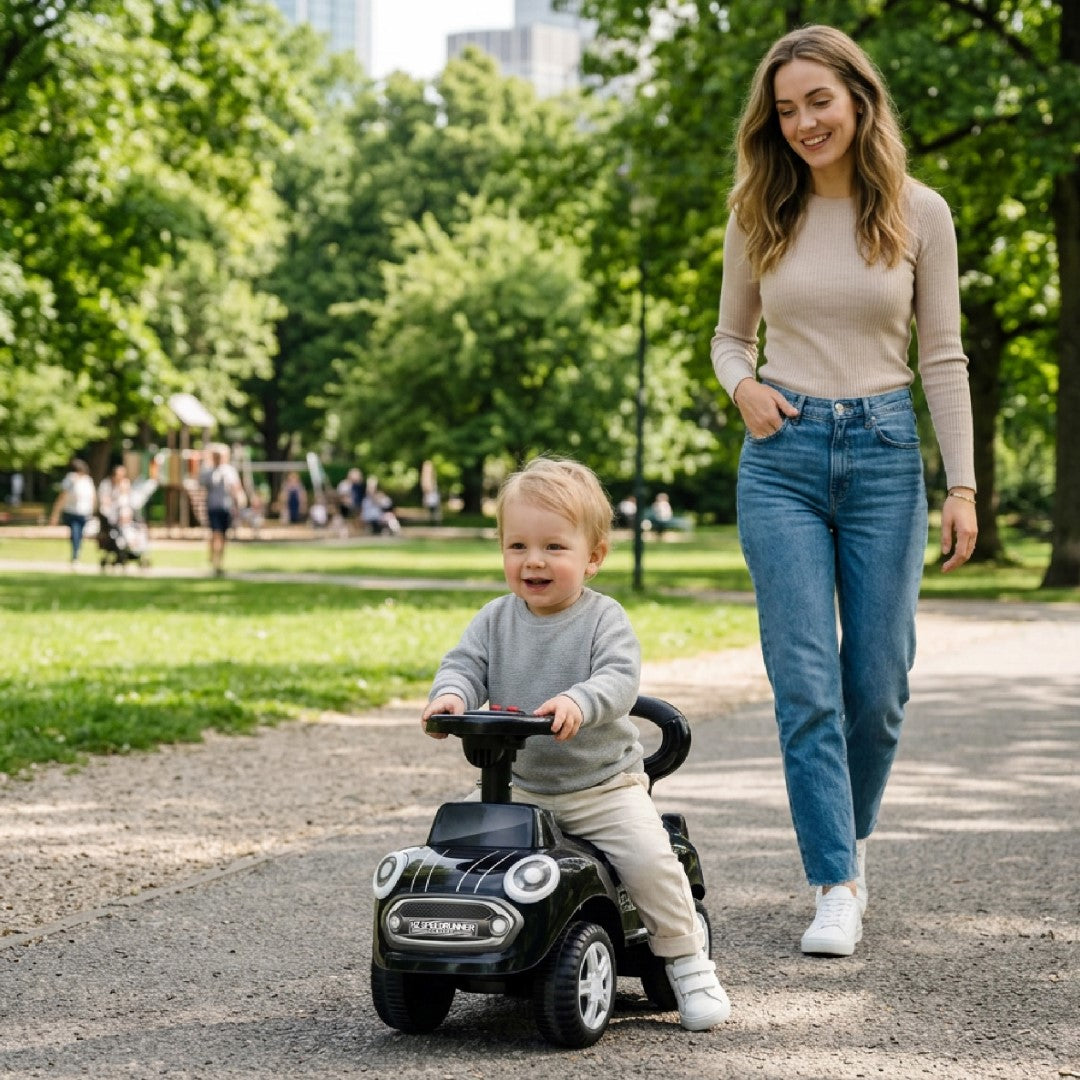 Jeździk dla dziecka Samochód Auto Pchacz Chodzik GO GO Fassion czarny