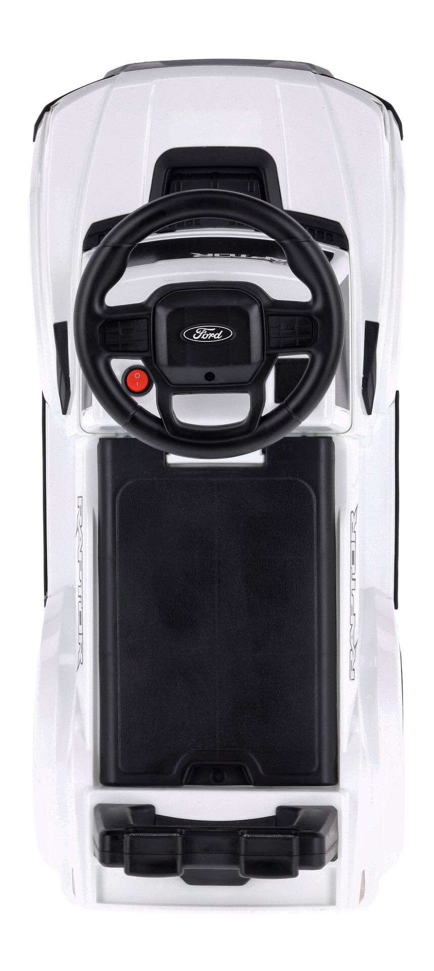 Jeździk Auto Pchacz dla dzieci na roczek schowek LED Ford Raptor biały Sun Baby