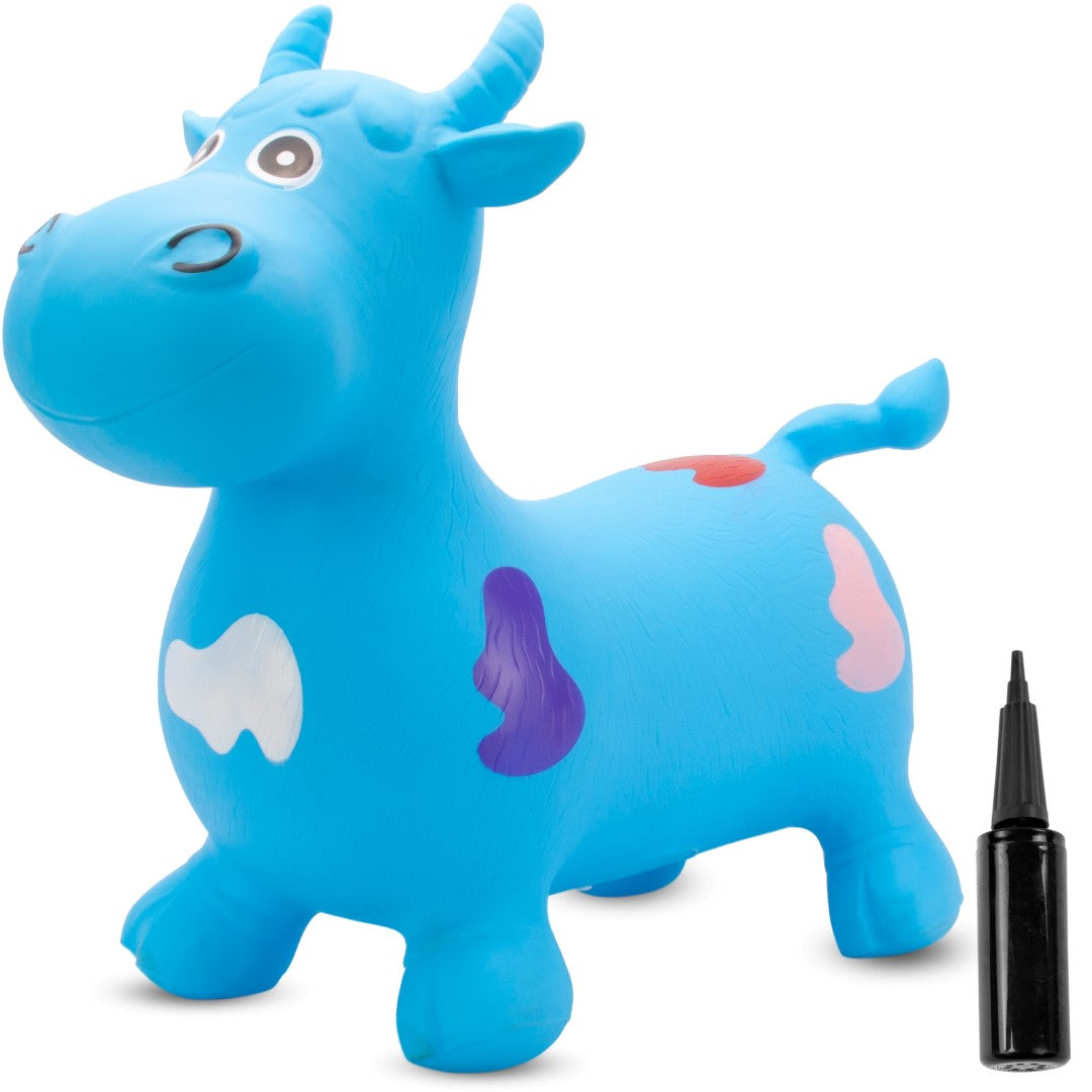 Blue BULL jumper for children with a pump
