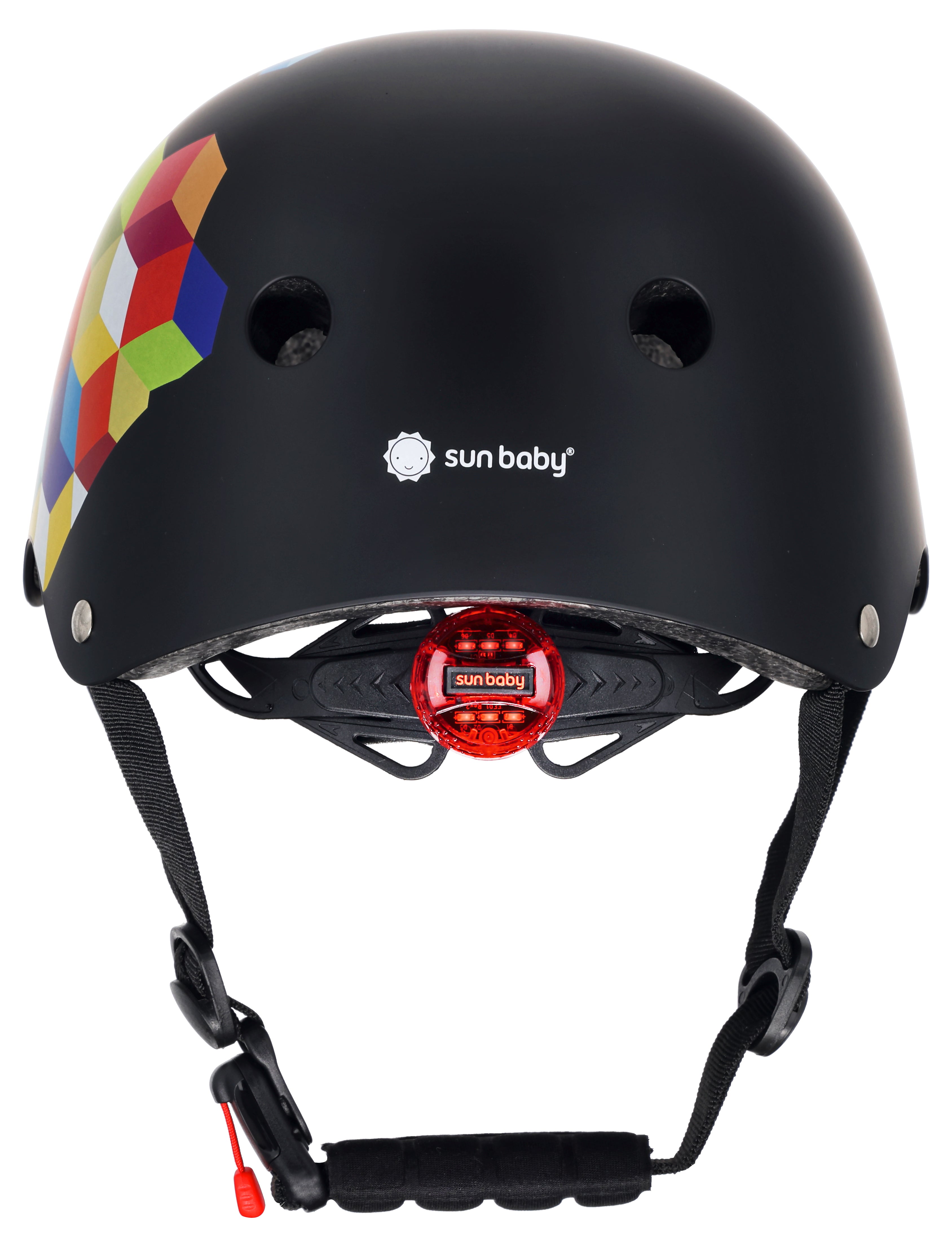 Kask rowerowy dla dzieci I love my bike M 54-58 cm LEKKI lampka LED klipsy magnetyczne czarny