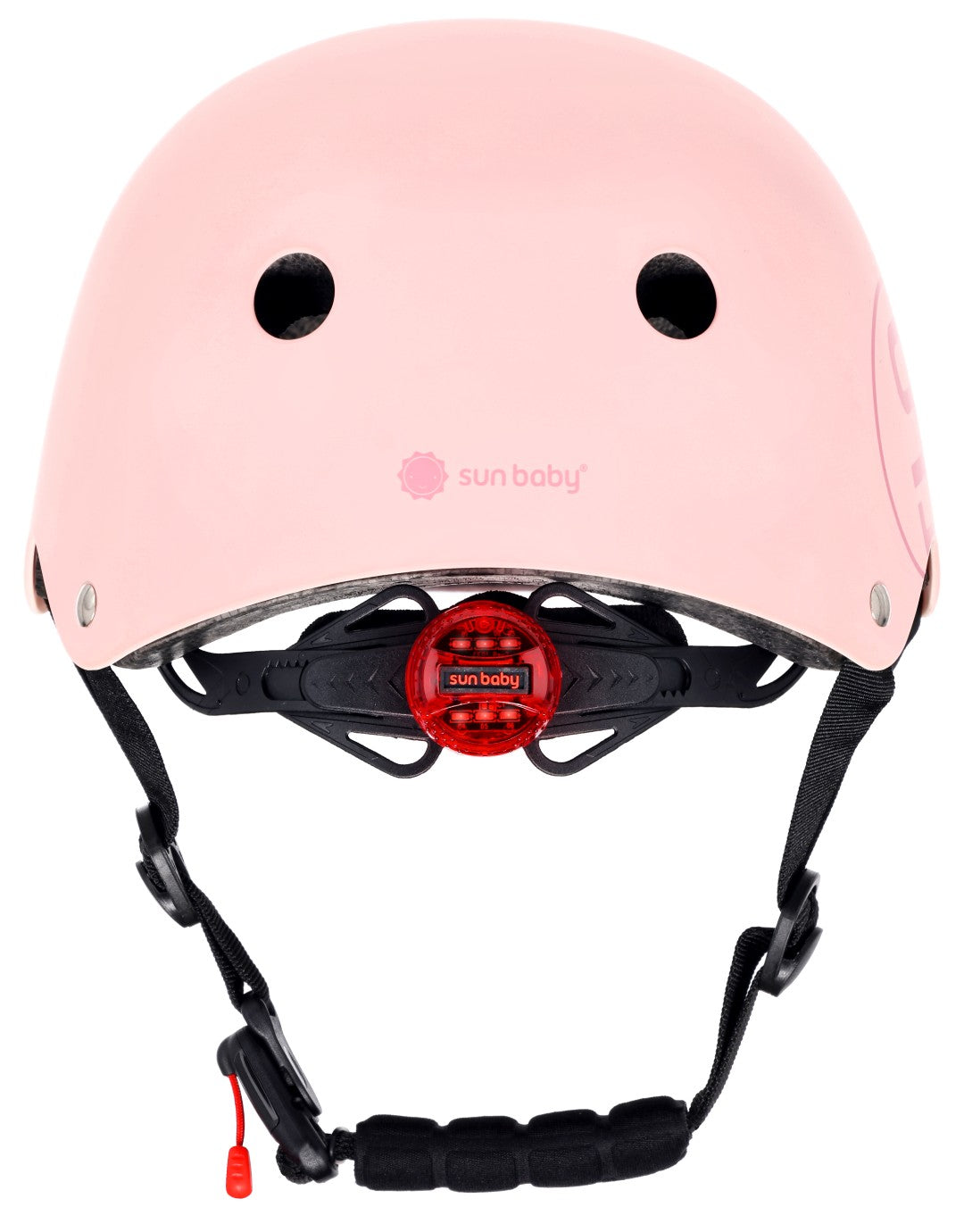 Kask rowerowy dla dzieci PERFECT FIT S 50-54 cm LEKKI lampka LED klipsy magnetyczne różowy