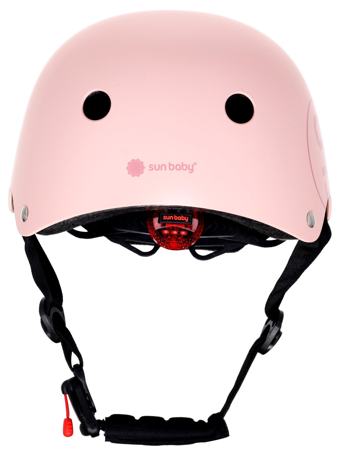 Kask rowerowy dla dzieci PERFECT FIT S 50-54 cm LEKKI lampka LED klipsy magnetyczne różowy