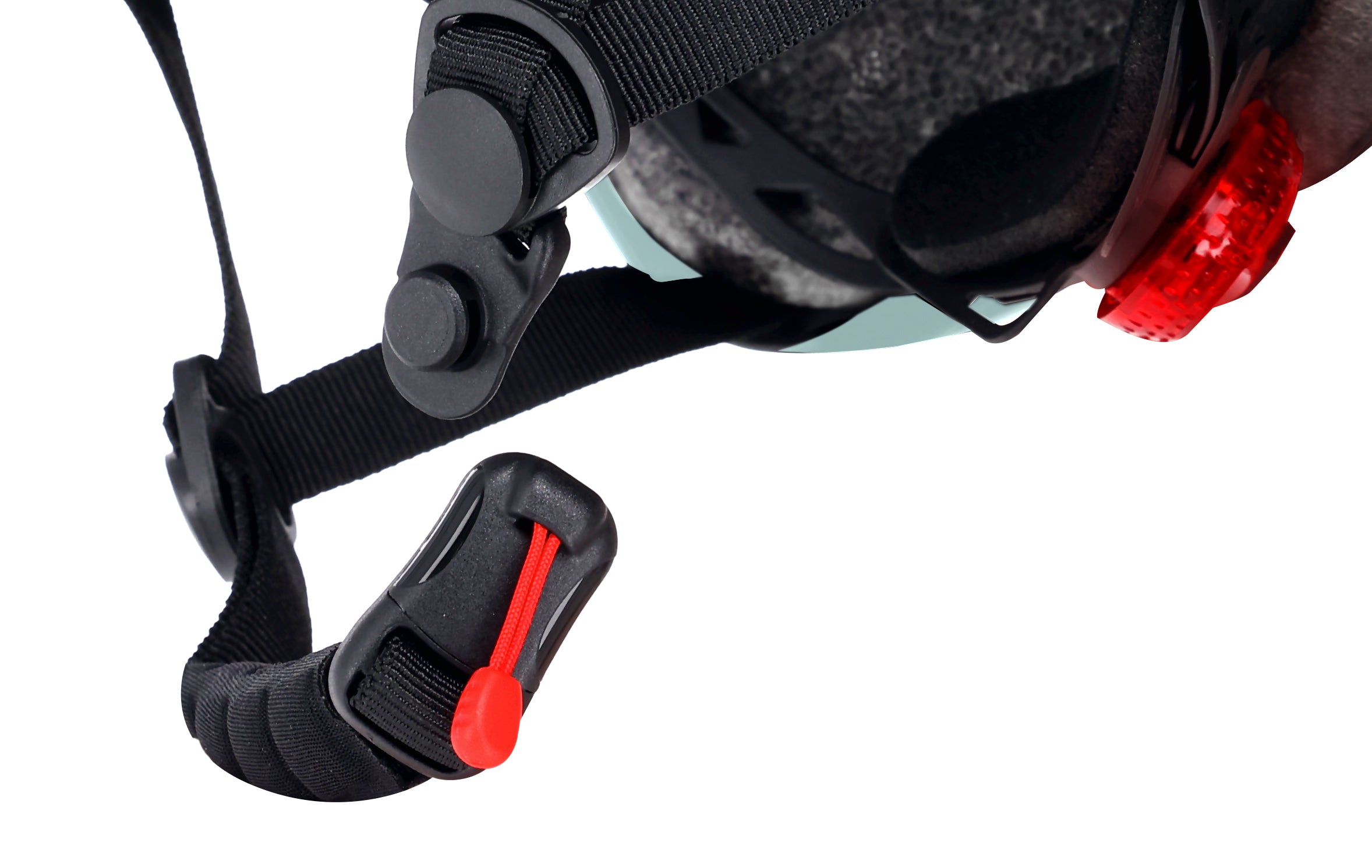 Kask rowerowy dla dzieci PERFECT FIT S 50-54 cm LEKKI lampka LED klipsy magnetyczne miętowy