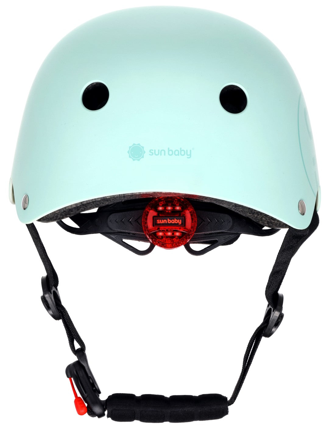 Kask rowerowy dla dzieci PERFECT FIT S 50-54 cm LEKKI lampka LED klipsy magnetyczne miętowy