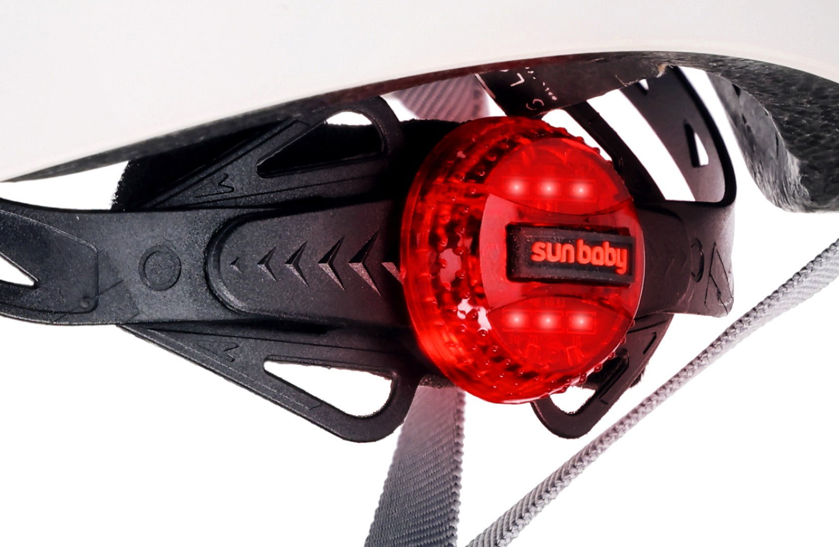 Kask rowerowy dla dzieci PERFECT FIT S 50-54 cm LEKKI lampka LED klipsy magnetyczne biały