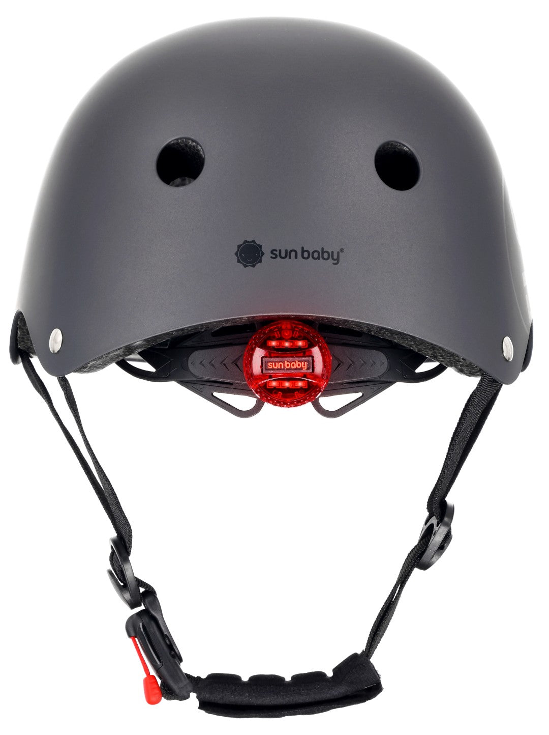 Kask rowerowy dla dzieci PERFECT FIT M 54-58 cm LEKKI lampka LED klipsy magnetyczne czarny