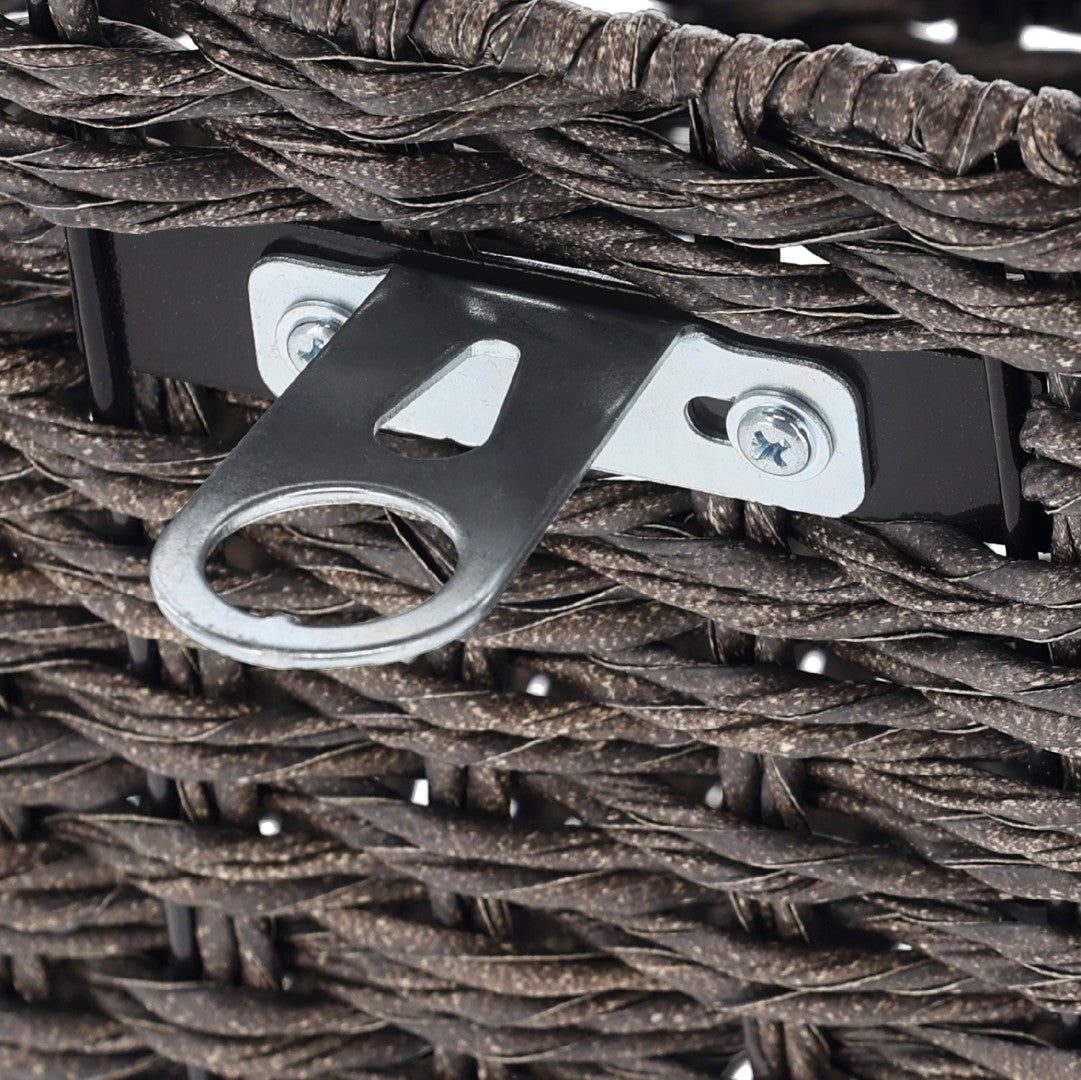 Koszyk rowerowy dla dzieci młodzieżowy na rower pleciony 20 24 cale