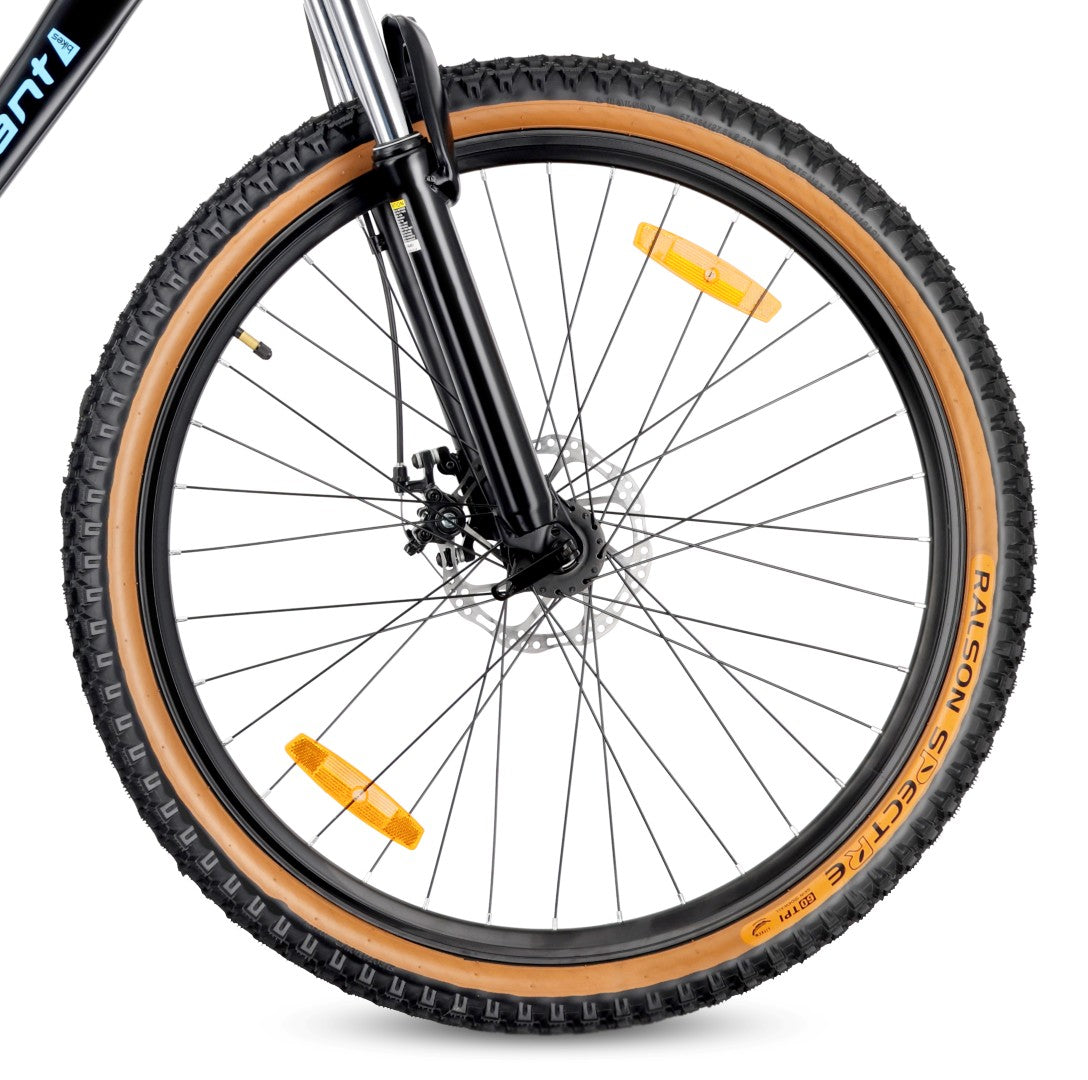 Rower górski Verdant Shred 27,5 cali, rama aluminiowa, 7 biegów Shimano, hamulce tarczowe, czarny II gatunek