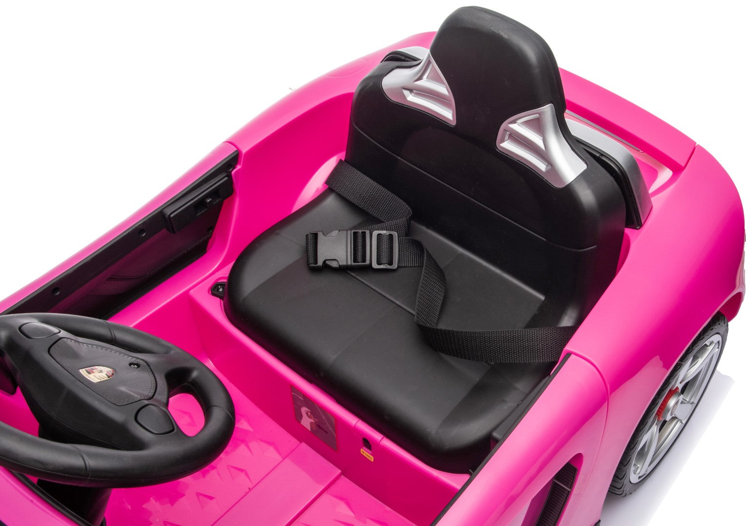 Sun Baby auto na akumulator Porsche Carrera GT Cabrio 12V, pilot, MP3, 2 silniki 390, różowe